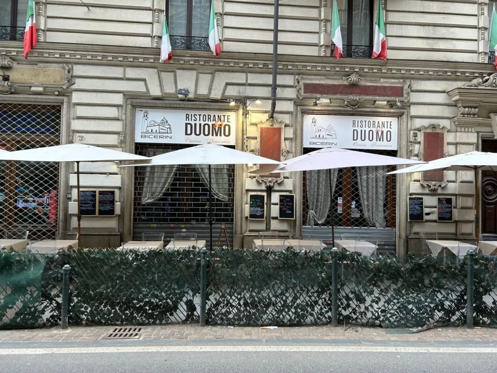 Duomo Bicerin Restaurant Turin
