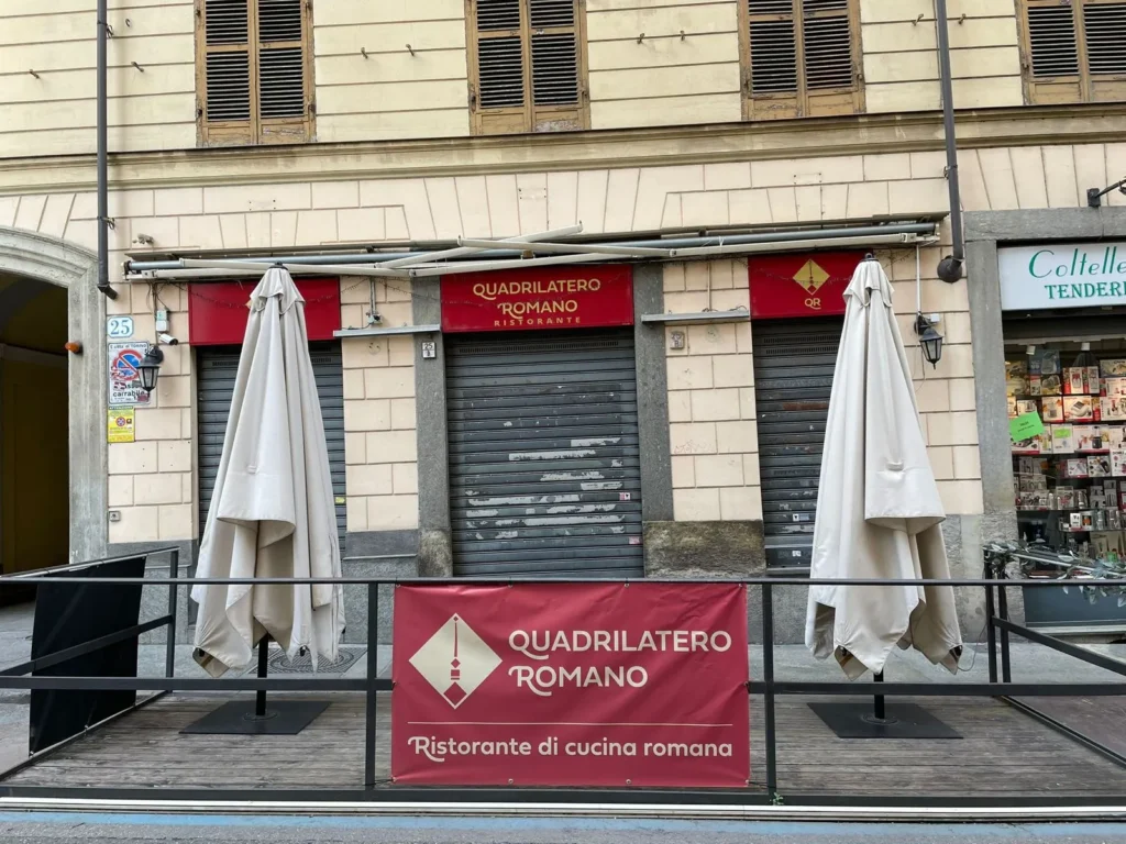 Quadrilatero Romano restaurant Turin