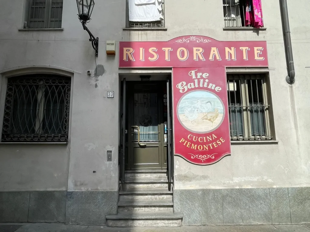 Tre Galline Restaurant Turin