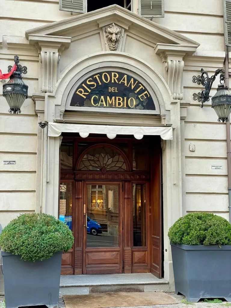Cambio restaurant Turin