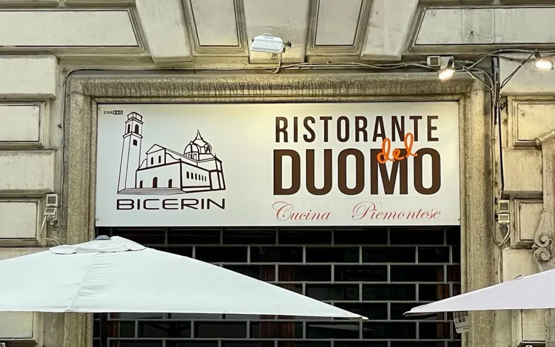 Duomo Bicerin Restaurant Turin