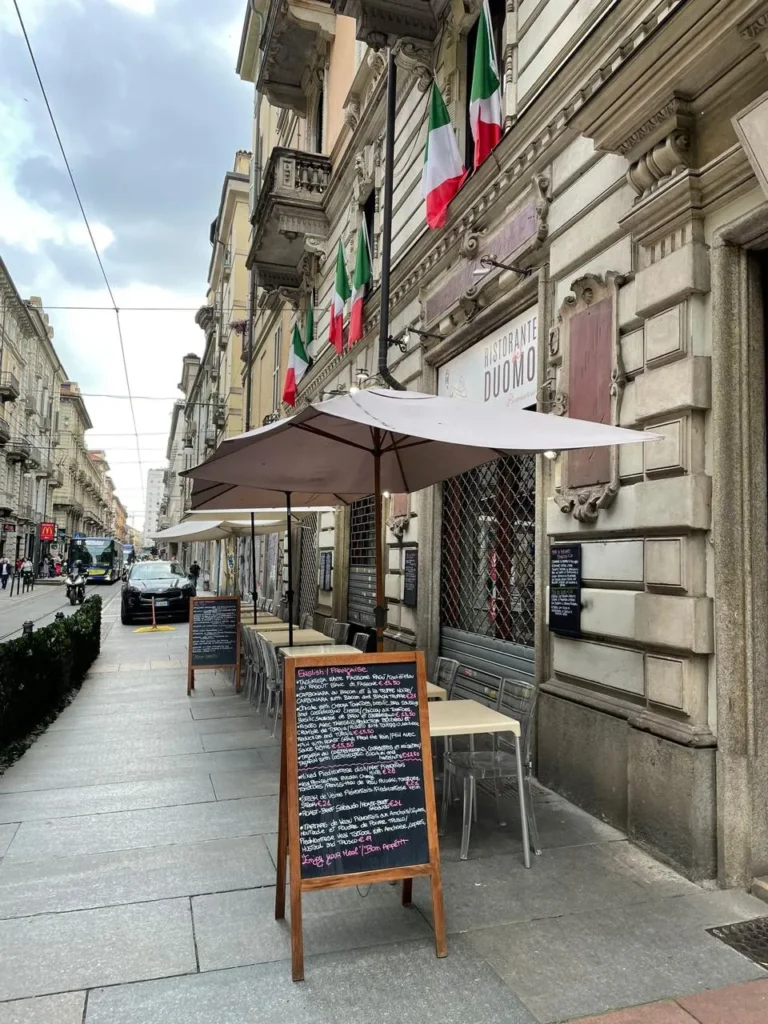Duomo Bicerin Restaurant Turin